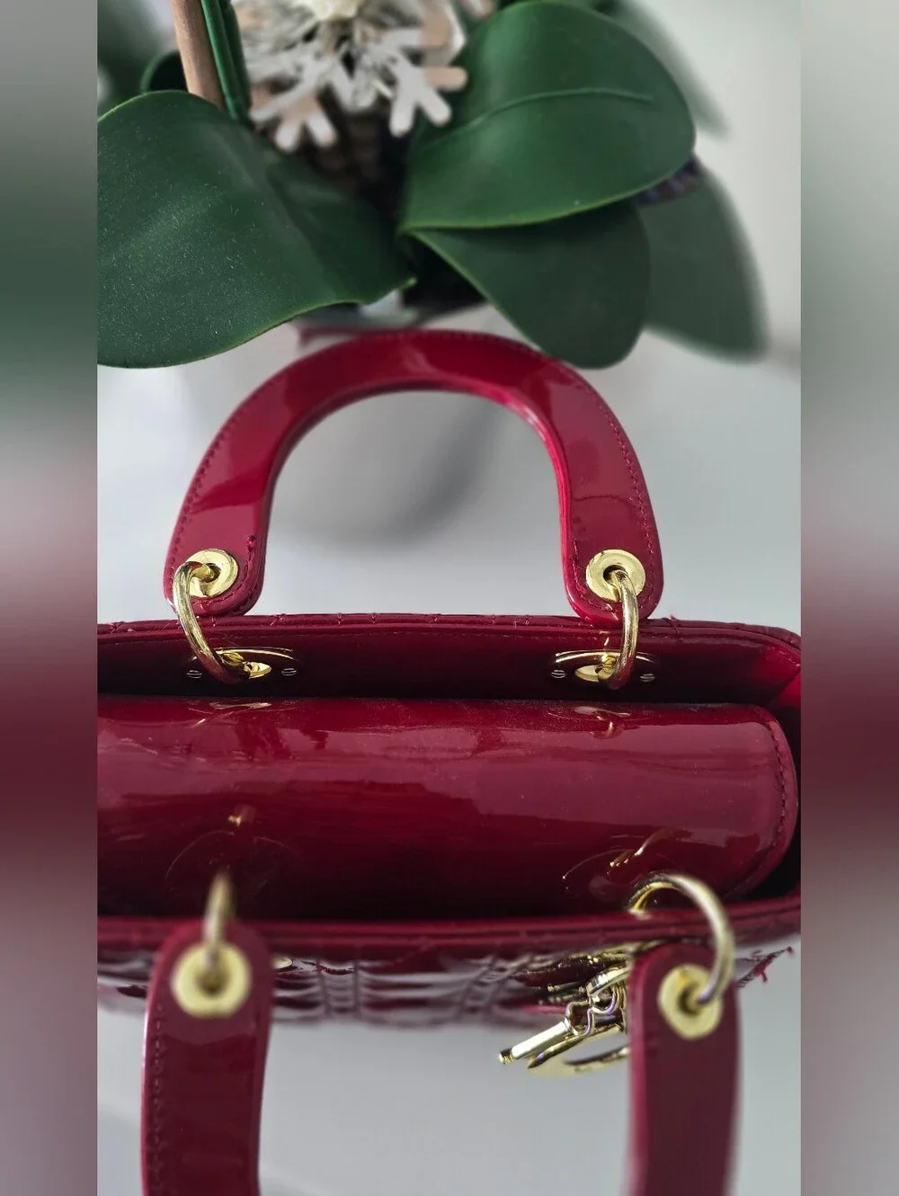 Lady cannage dior like madiu. 20 cm bag w log - not designer but …